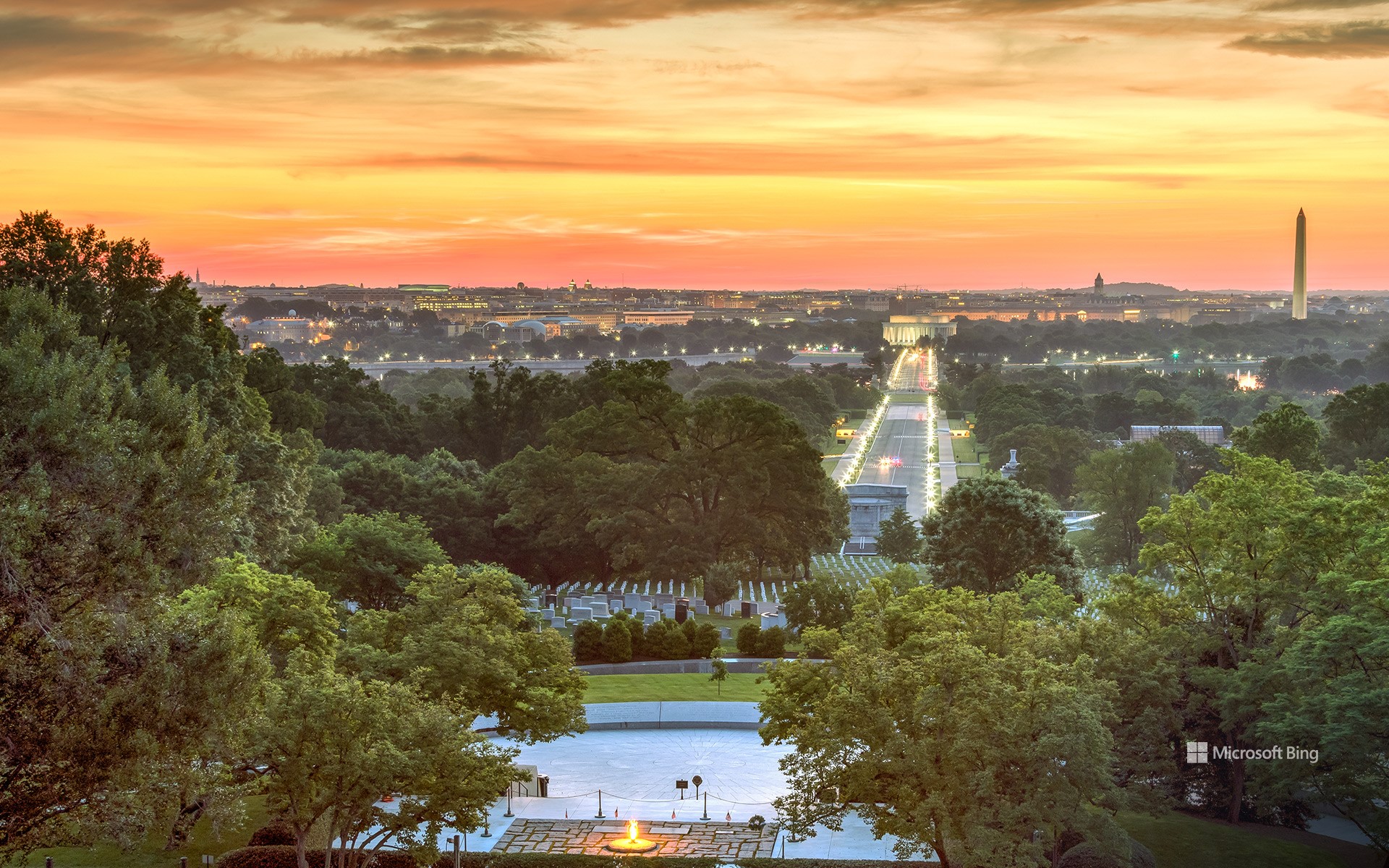 Arlington National Cemetery in Virginia