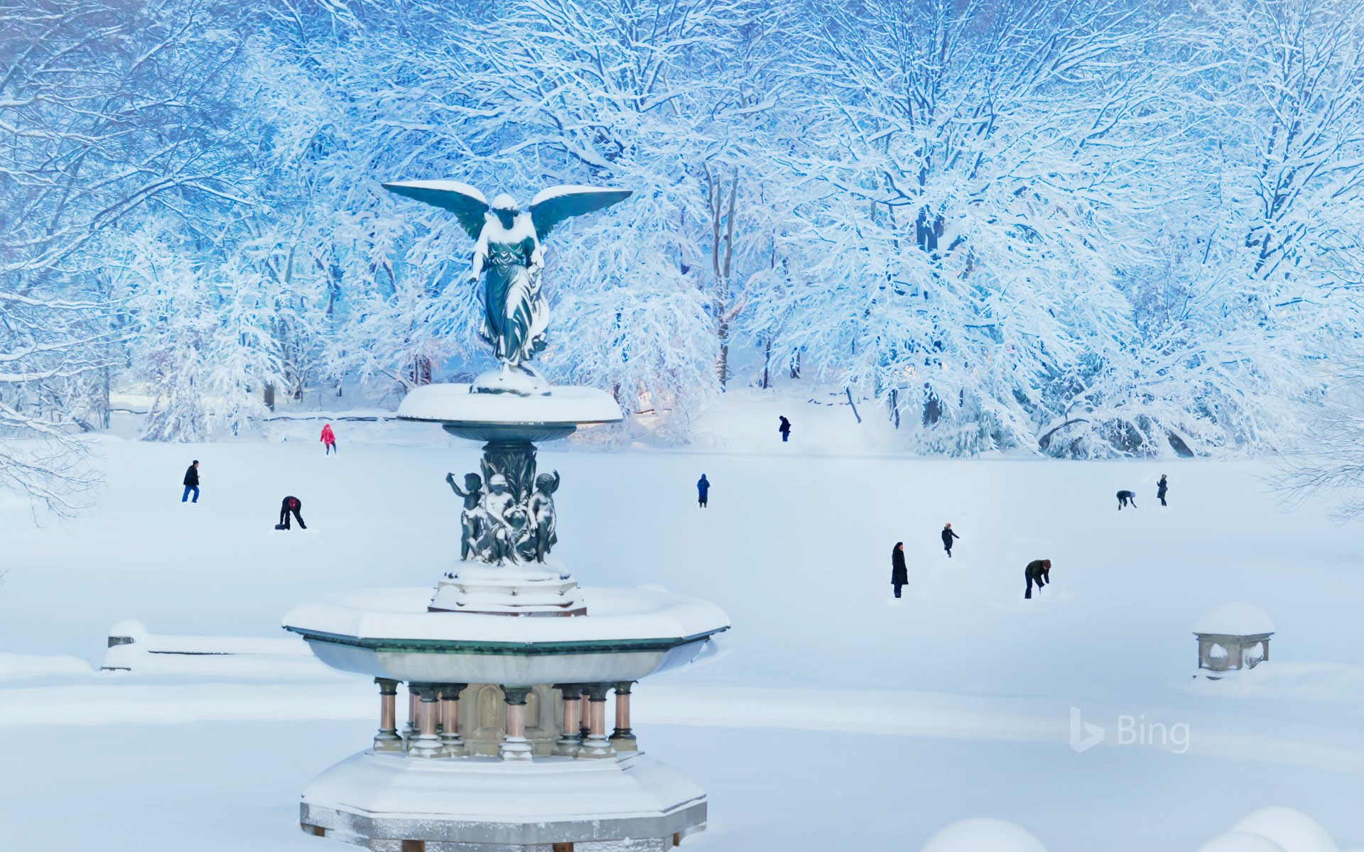 Bethesda Fountain in New York City