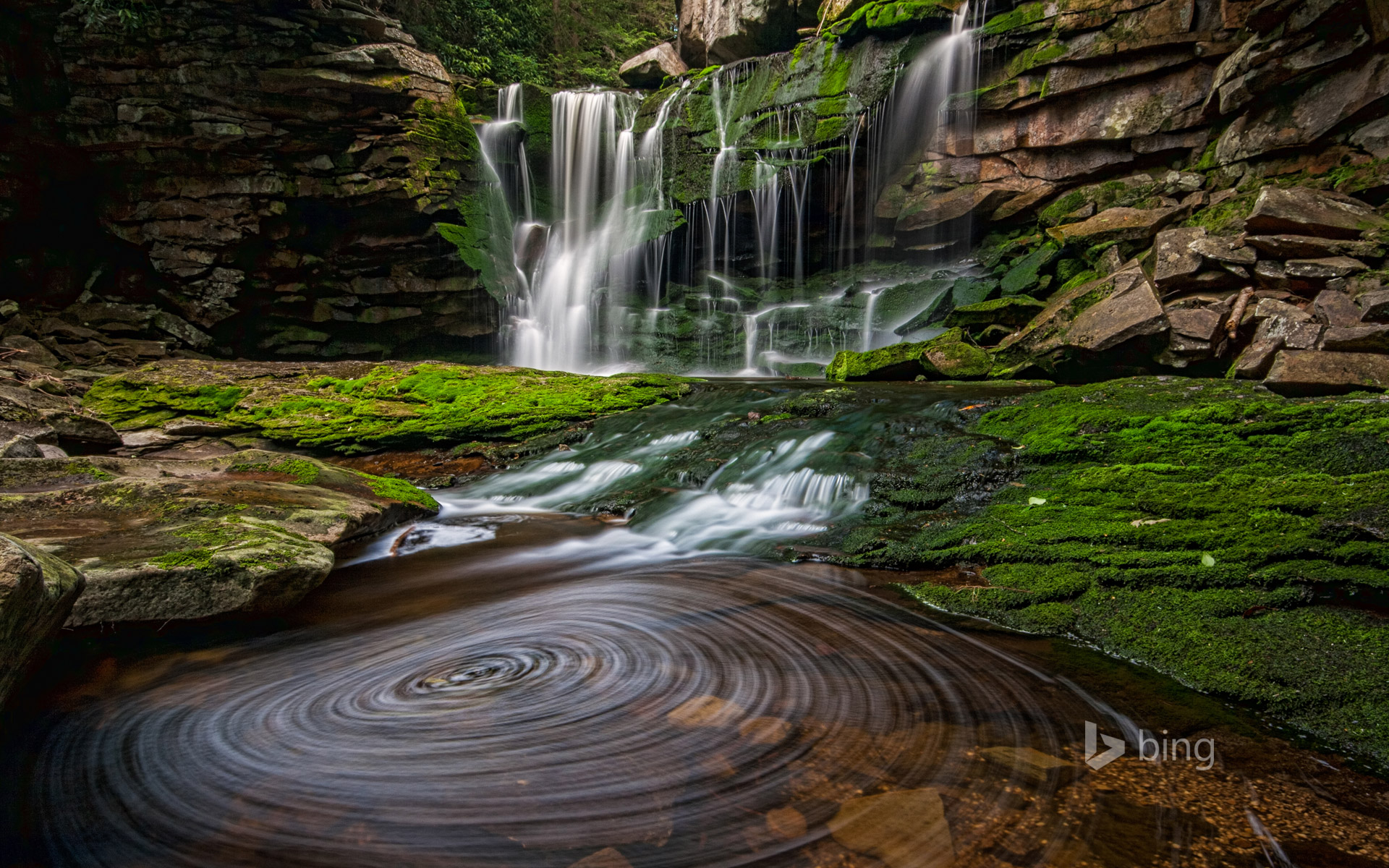 Elakala Waterfall #1 in Blackwater Falls State Park, West Virginia