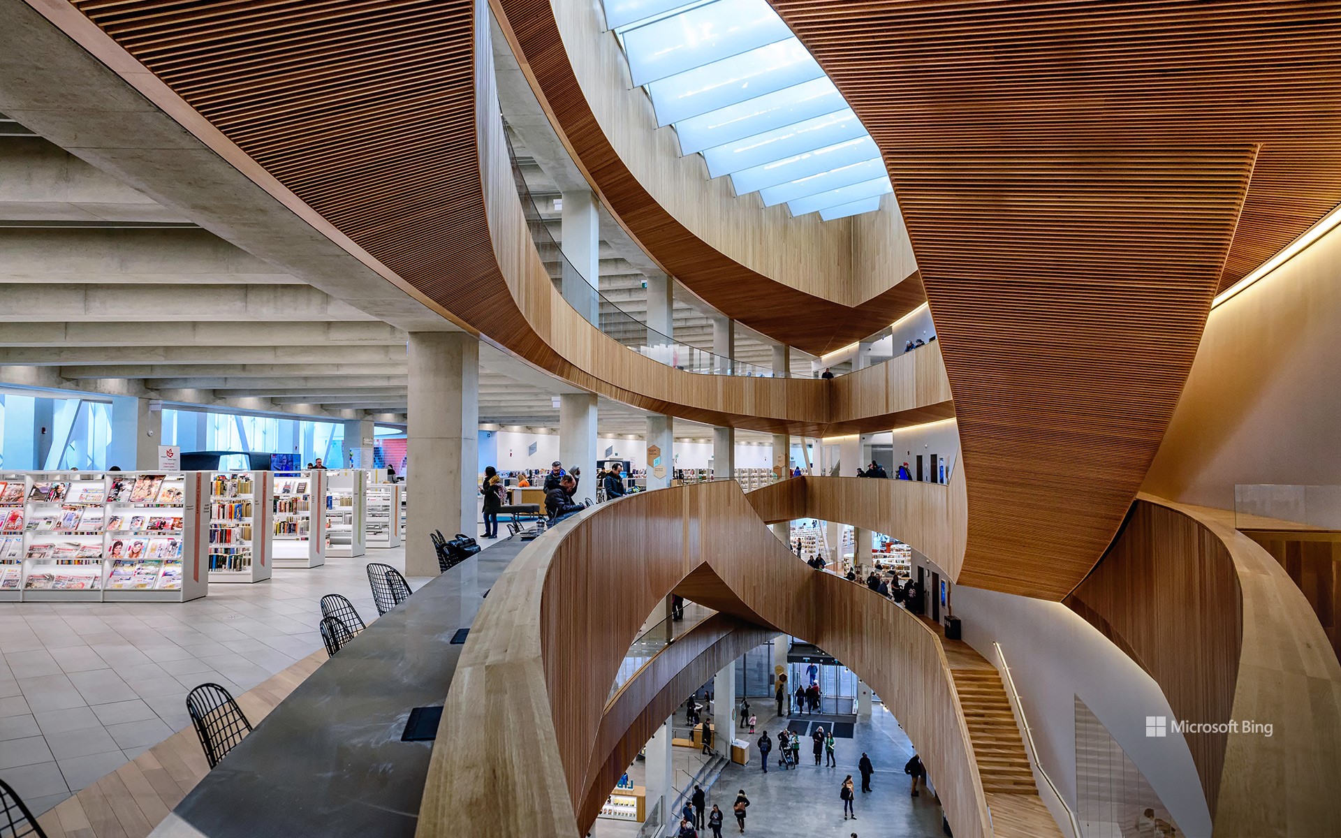 The Calgary Central Library, also known as the Calgary New Central Library