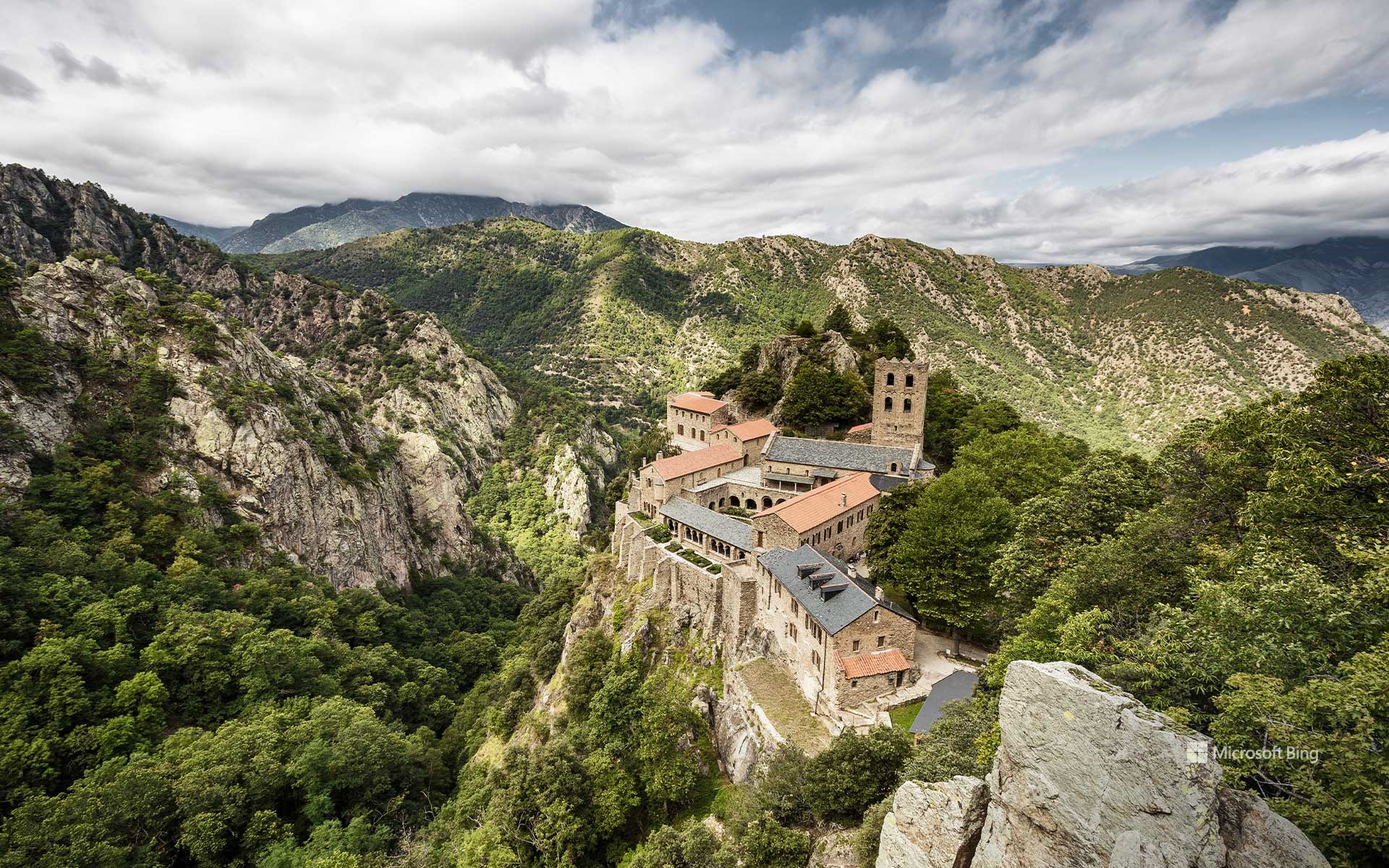 Saint-Martin du Canigou Abbey, Casteil, Occitanie, France