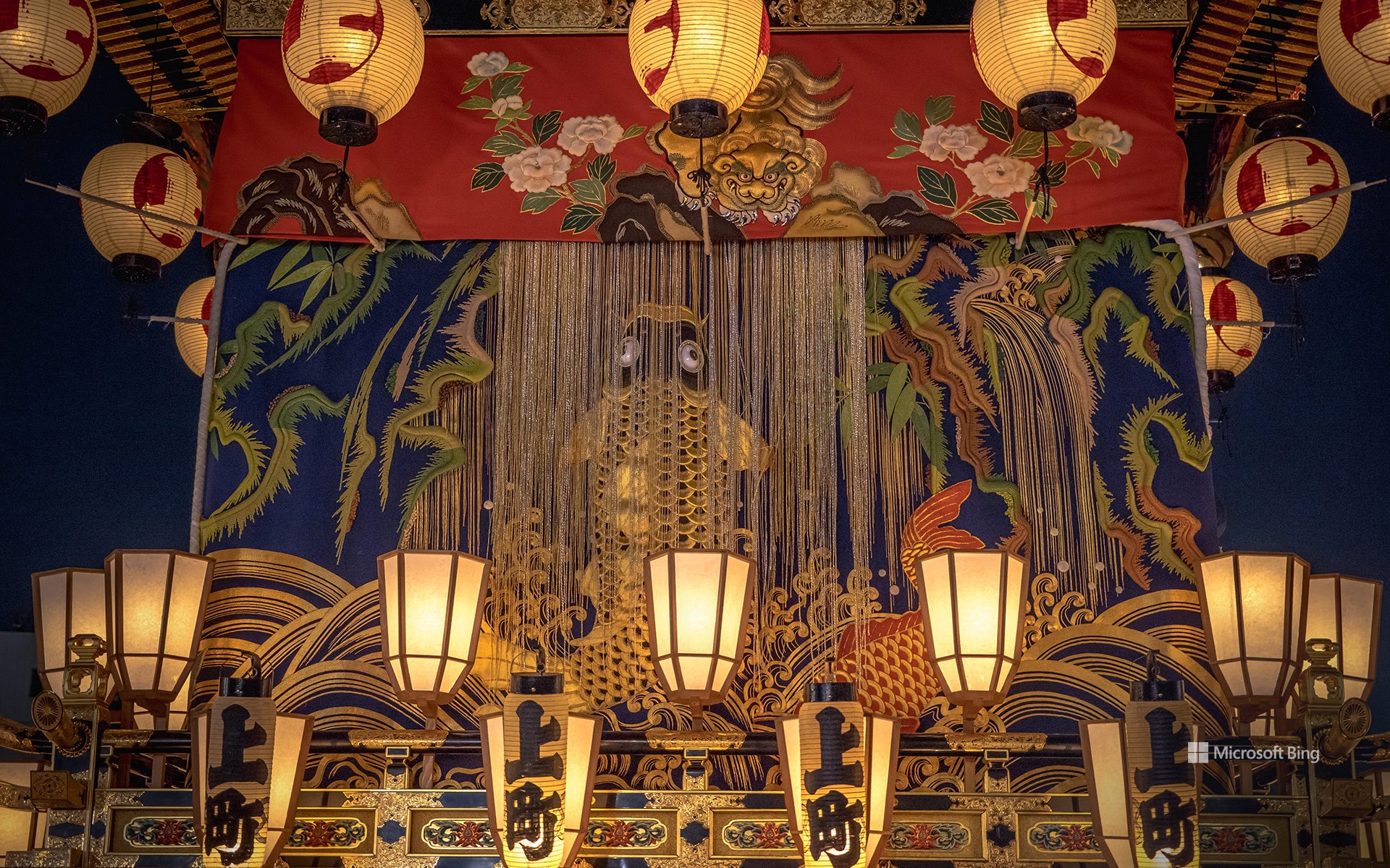 Chichibu Night Festival food stalls, Chichibu City, Saitama Prefecture