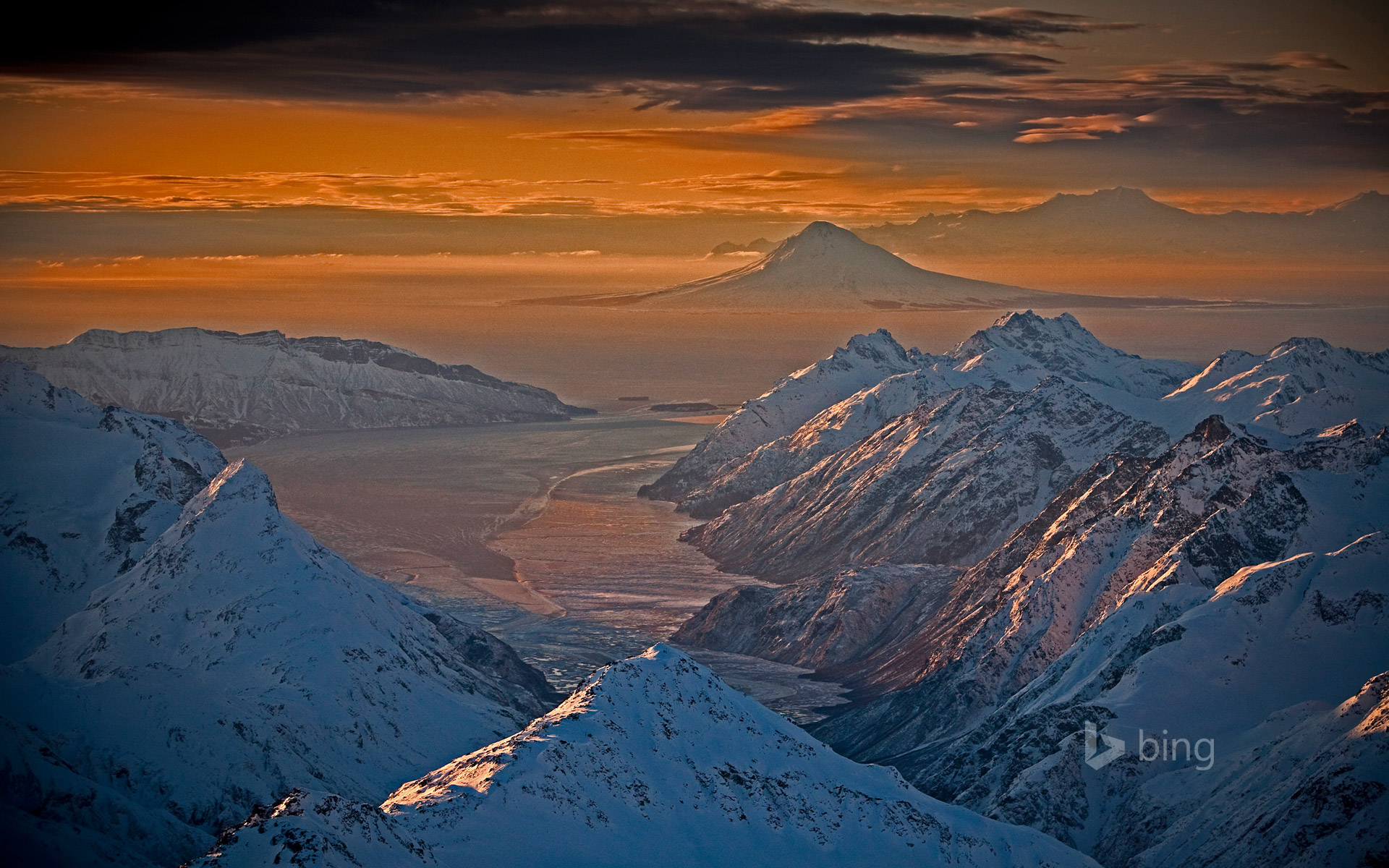 Chigmit Mountains and Lake Clark National Park and Preserve, Alaska