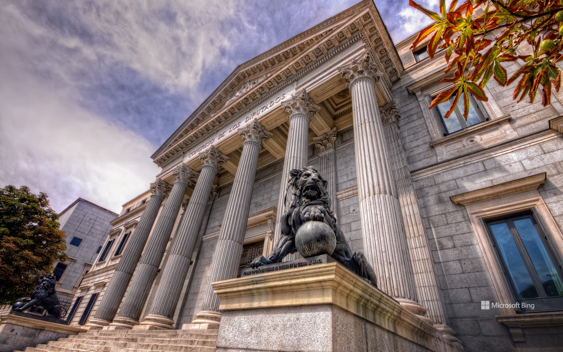 Palace of the Cortes, Madrid, Spain