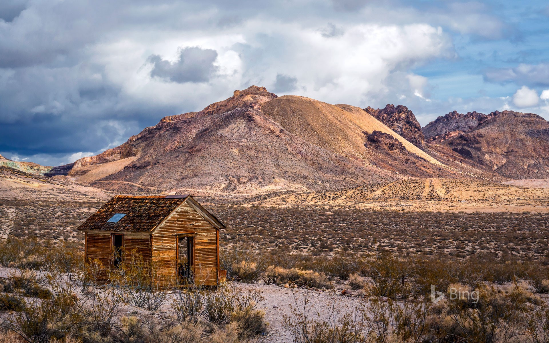 Rhyolite, a ghost town near Beatty, Nevada