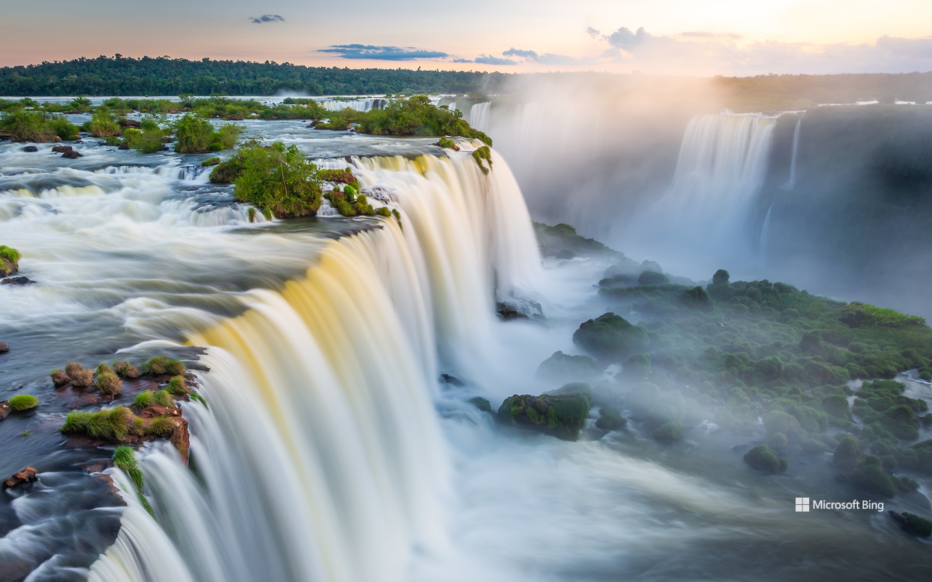Iguazu Falls seen from Paraná, Brazil