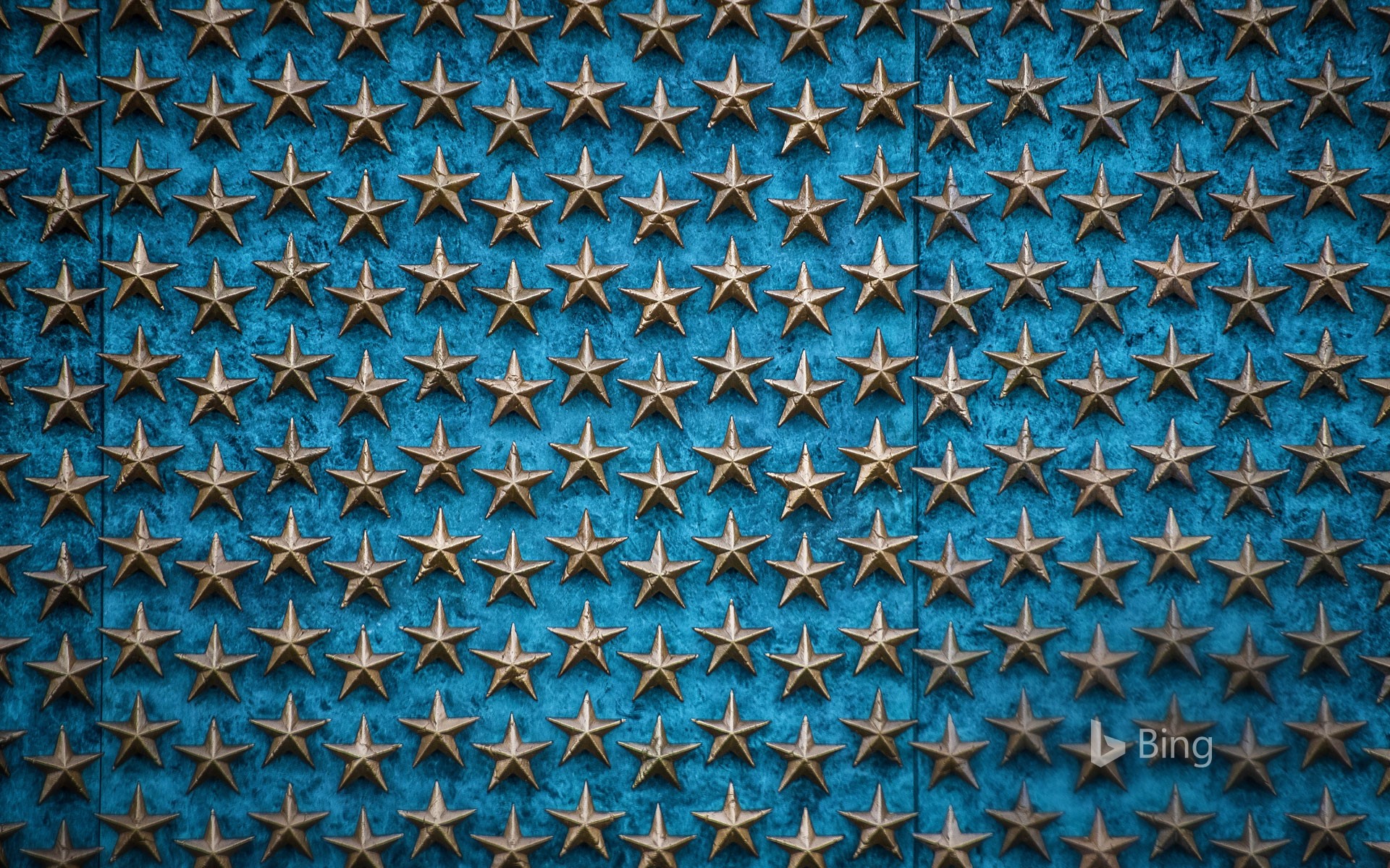 The Freedom Wall at the World War II Memorial in Washington, DC