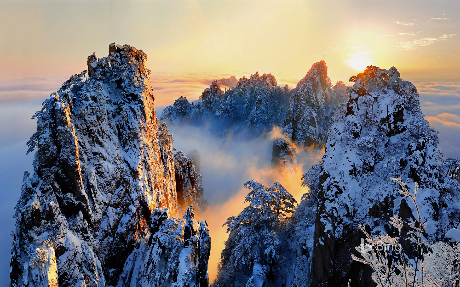 [Heavy Snow Today] Huangshan Scenic Area, Anhui Province