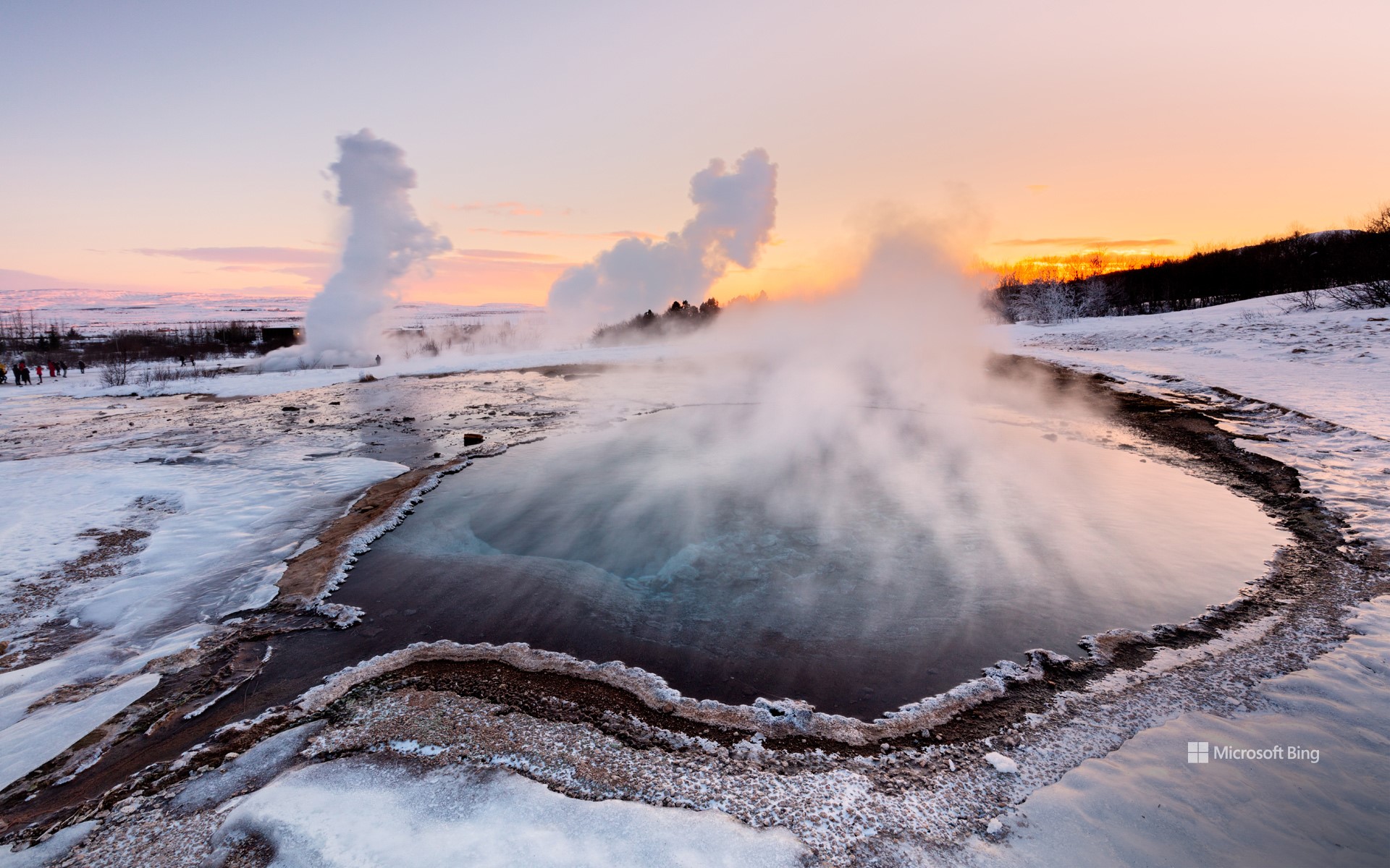 Strokkur geyser in Iceland