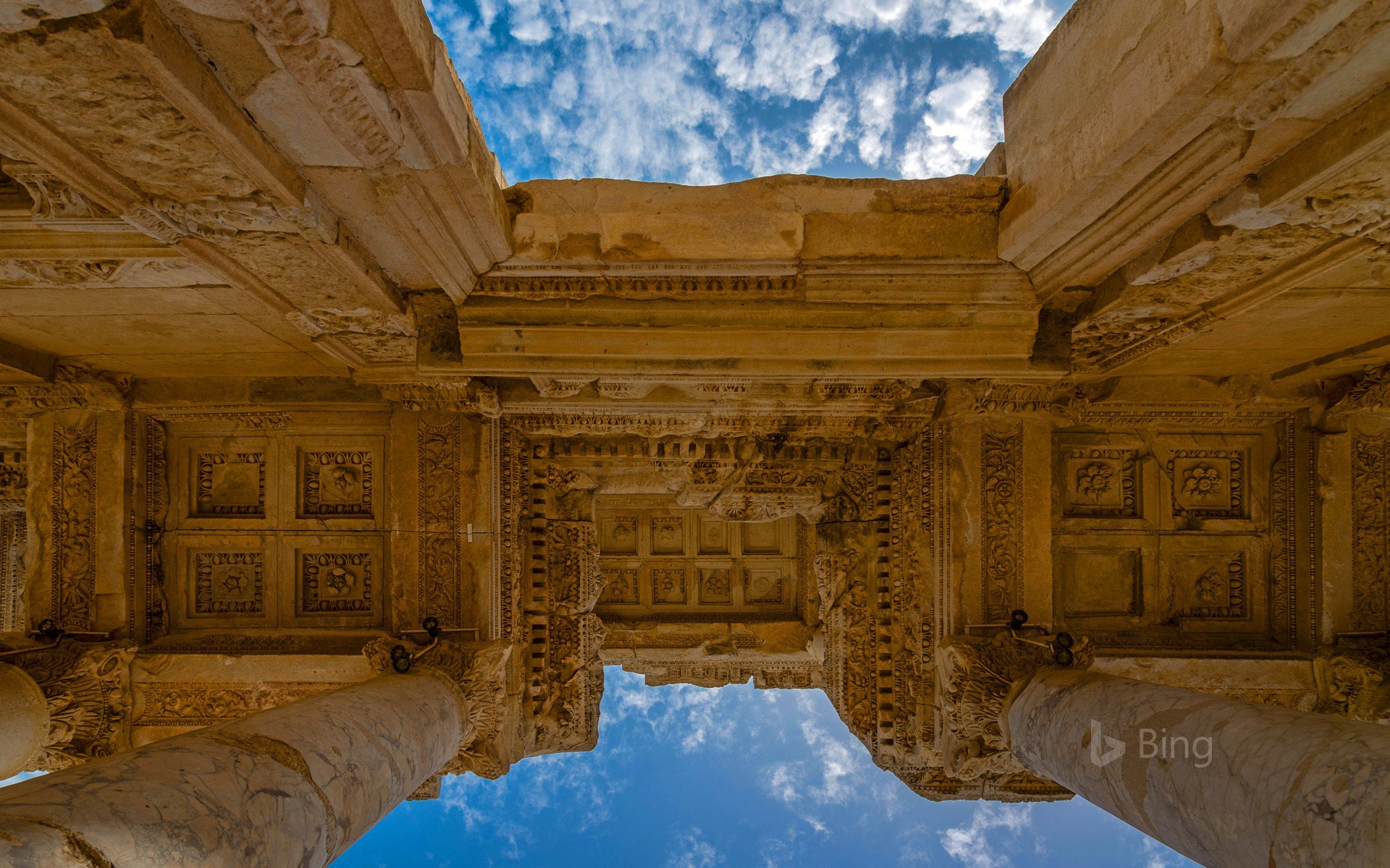 The Library of Celsus at Ephesus, near Selçuk, Turkey