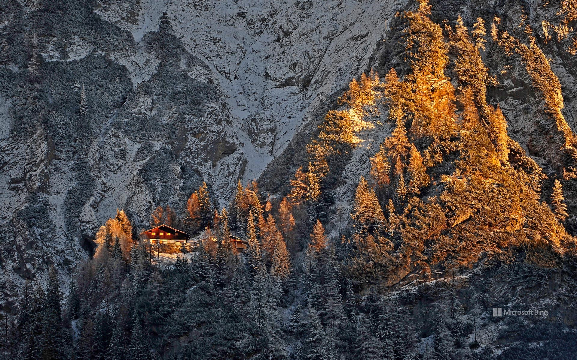 Mittenwalder Hütte in the Bavarian Alps of Germany