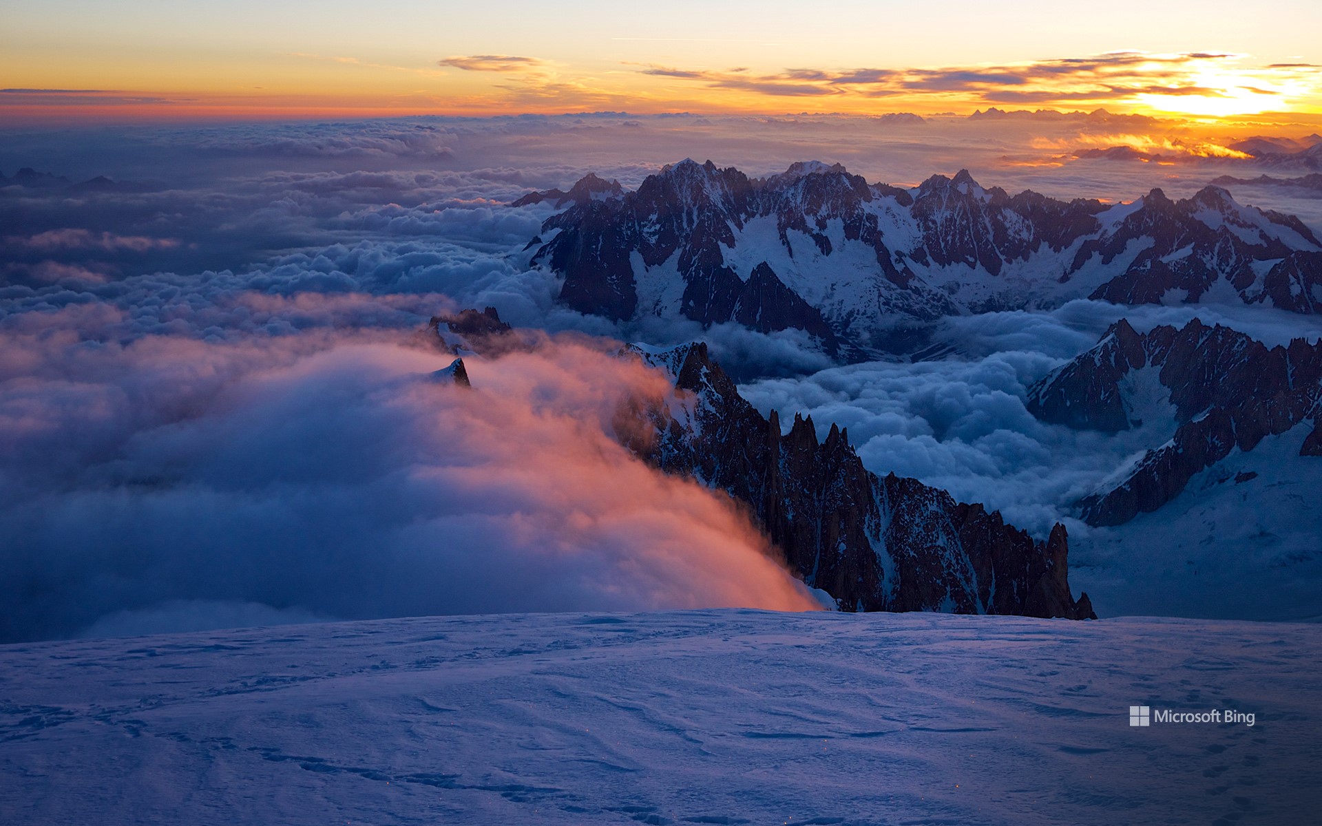 Mont Blanc in Chamonix, France