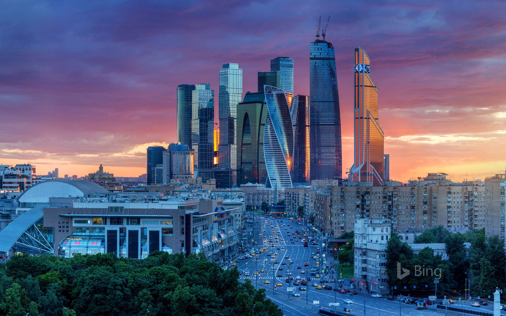 Moscow International Business Centre in Russia