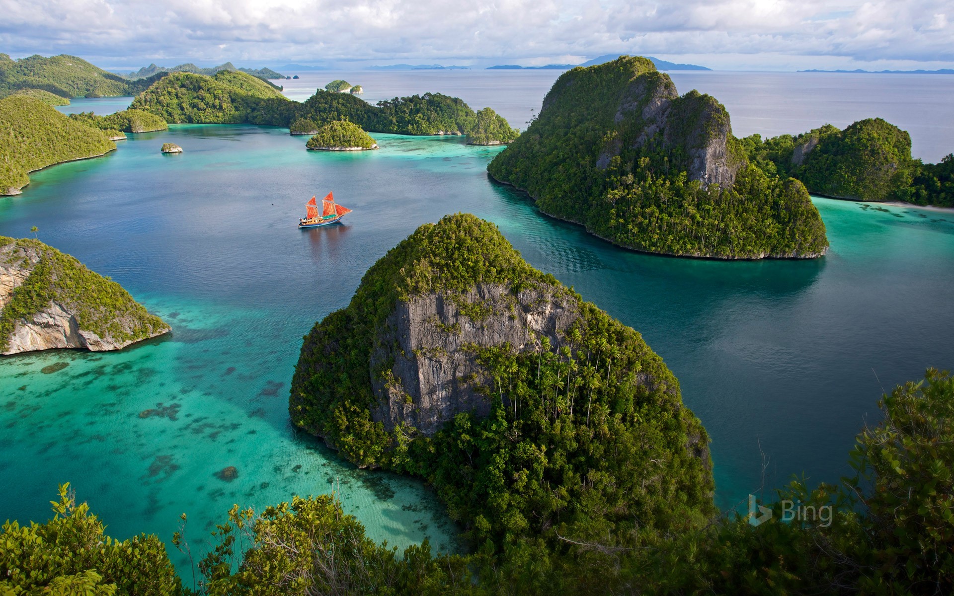 Wayag Islands in the Raja Ampat Islands of Indonesia