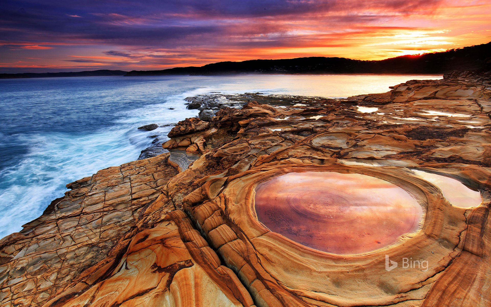 Putty Beach in New South Wales, Australia