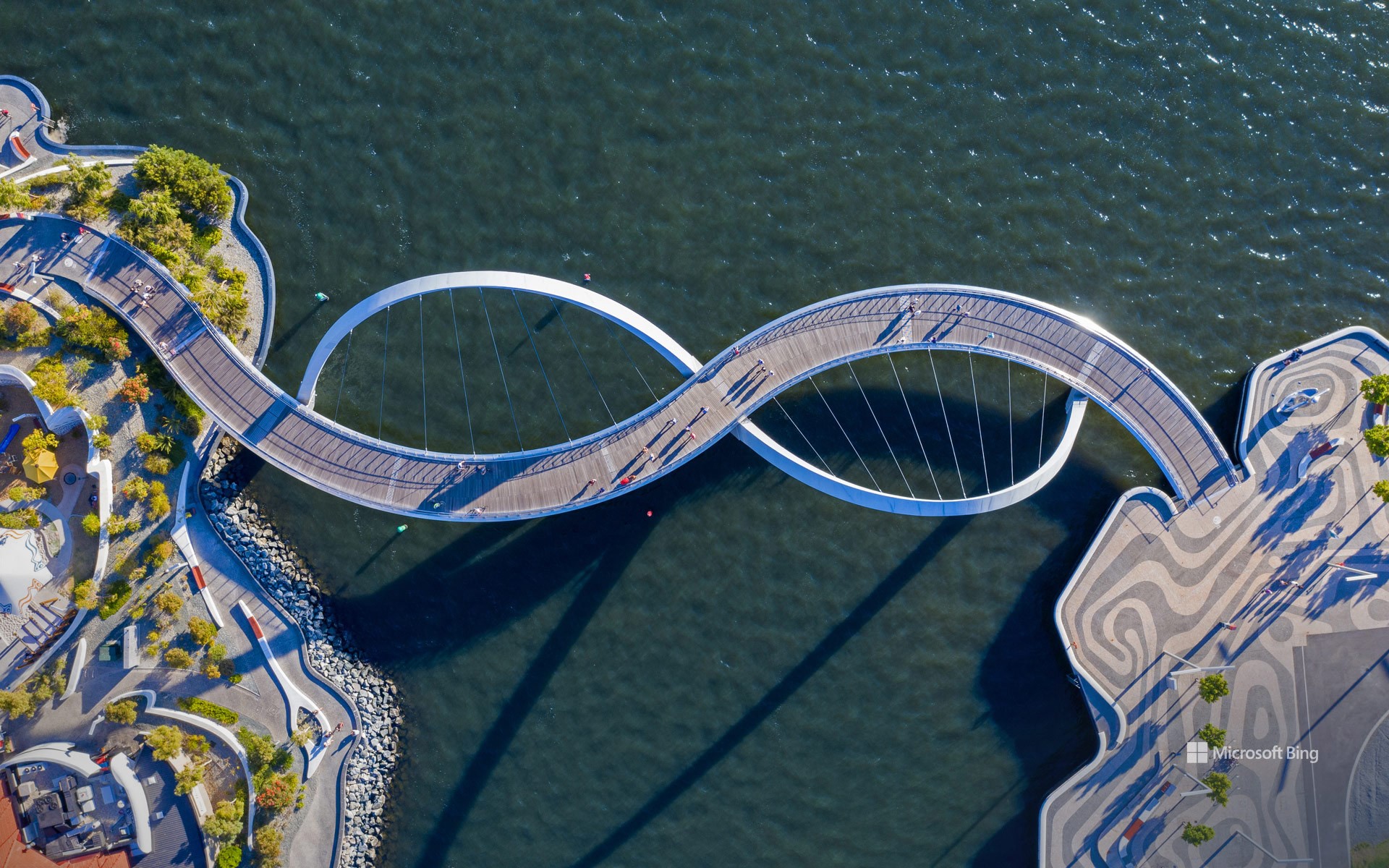 Elizabeth Quay Bridge, Perth, Australia
