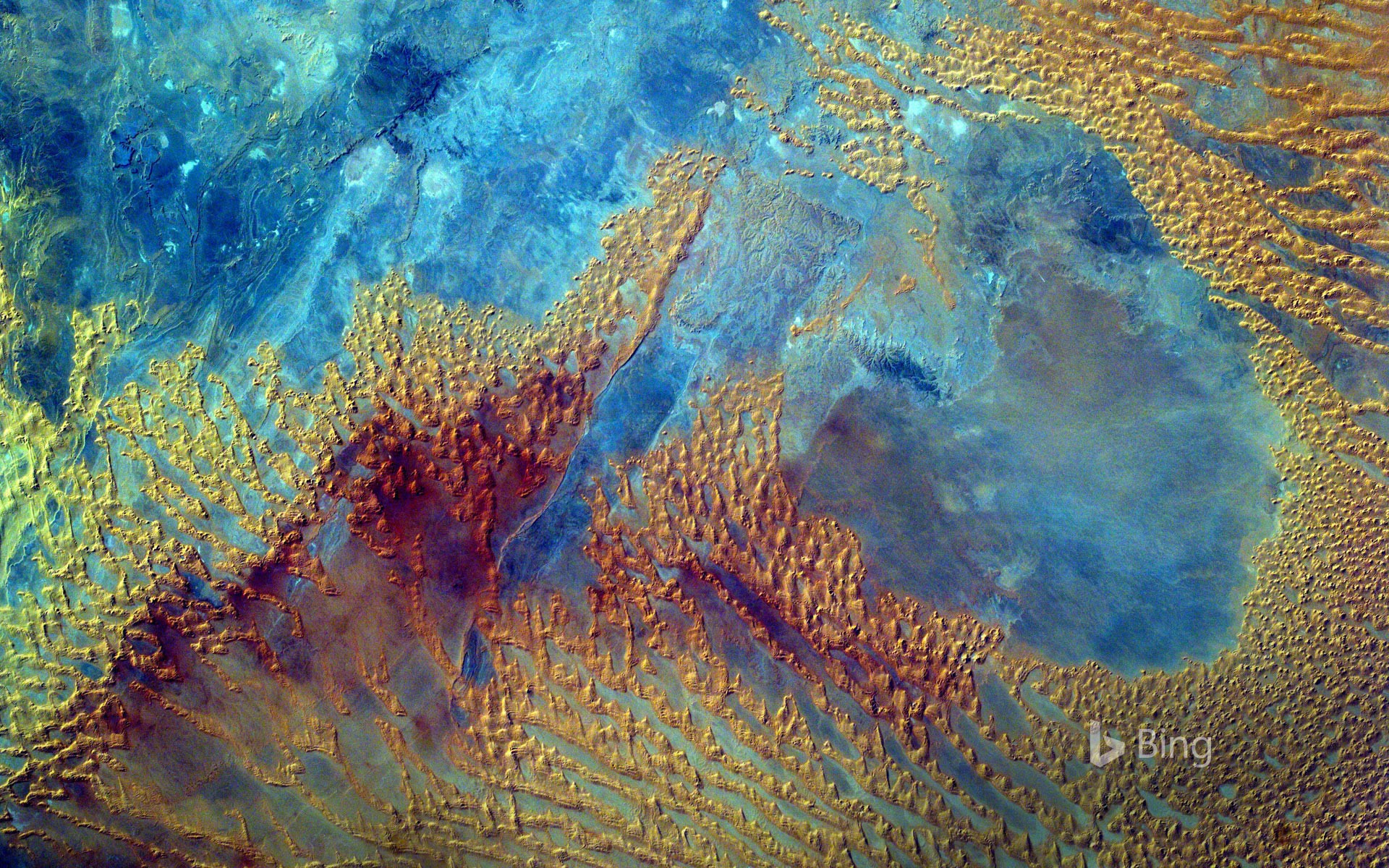 Sahara Desert photographed from the International Space Station by the Sally Ride EarthKAM