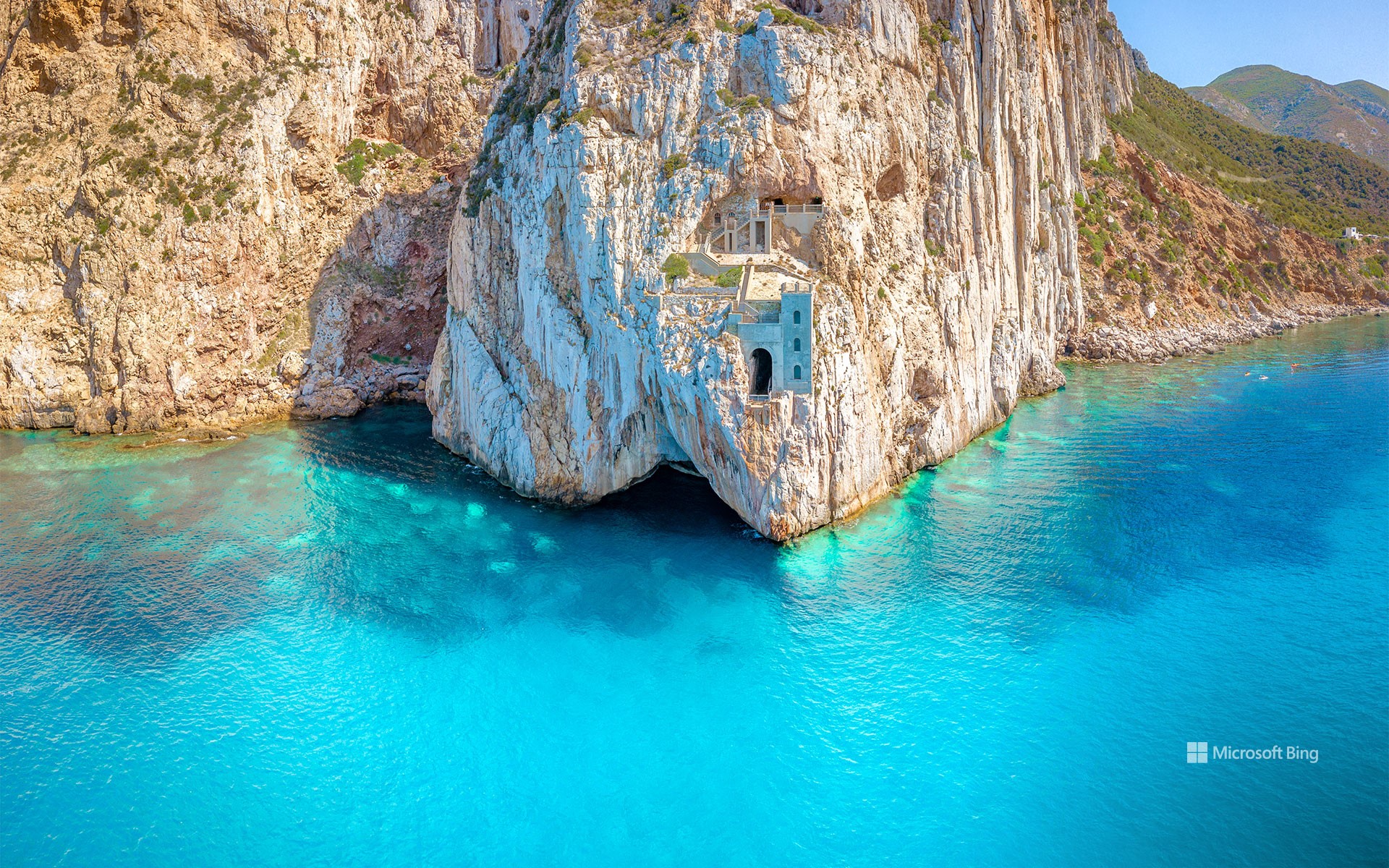 Porto Flavia, Sulcis-Iglesiente, Sardinia, Italy
