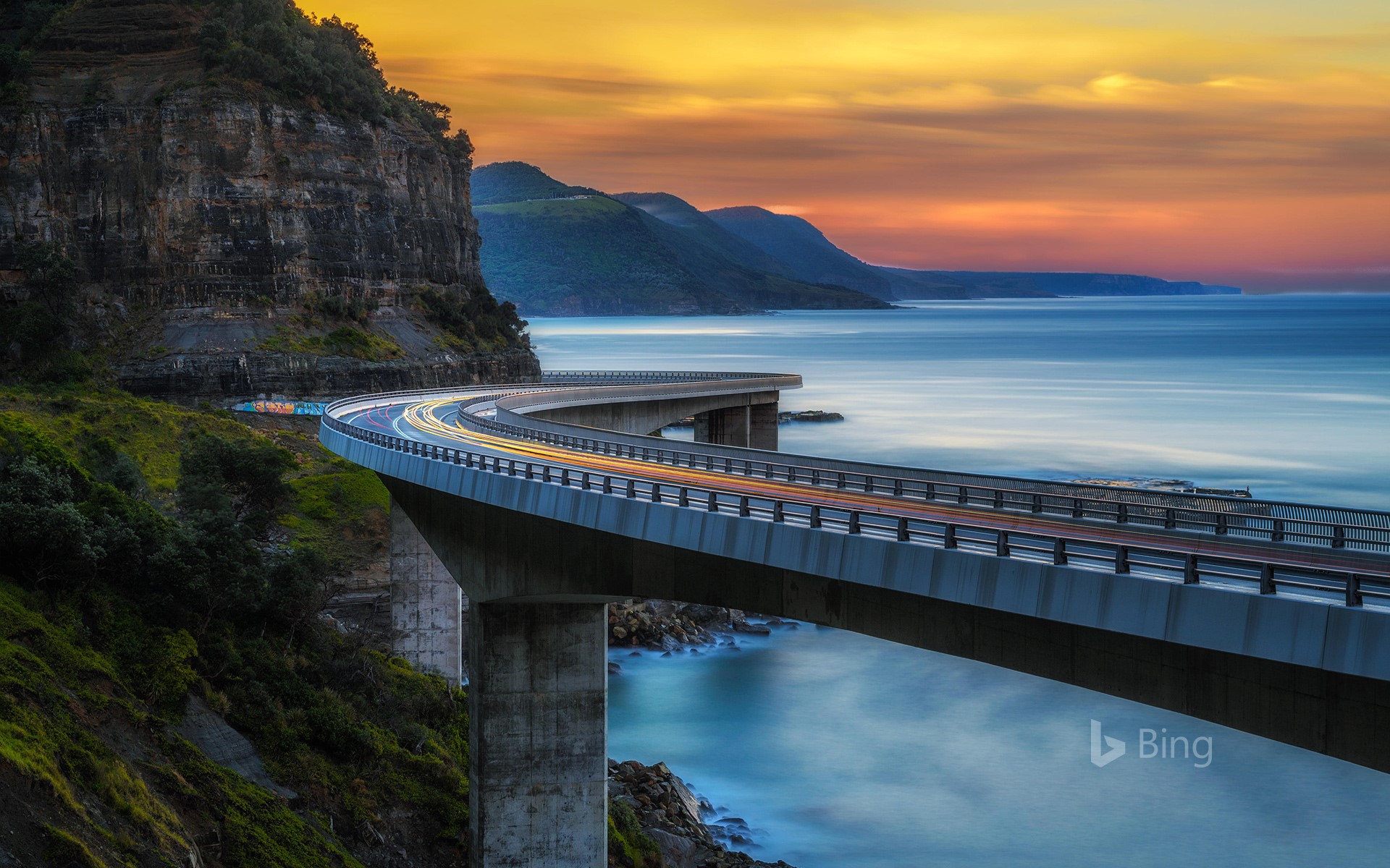 Sea Cliff Bridge, near Sydney, Australia