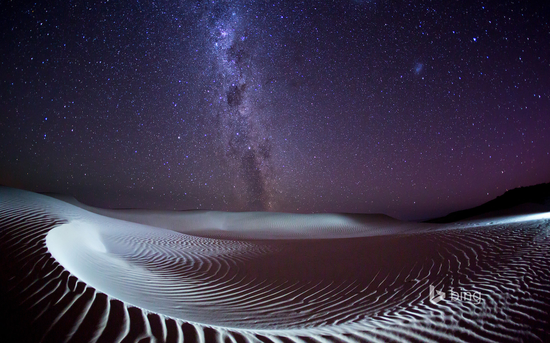 Milky Way over Sleaford Bay on the Eyre Peninsula, South Australia, Australia