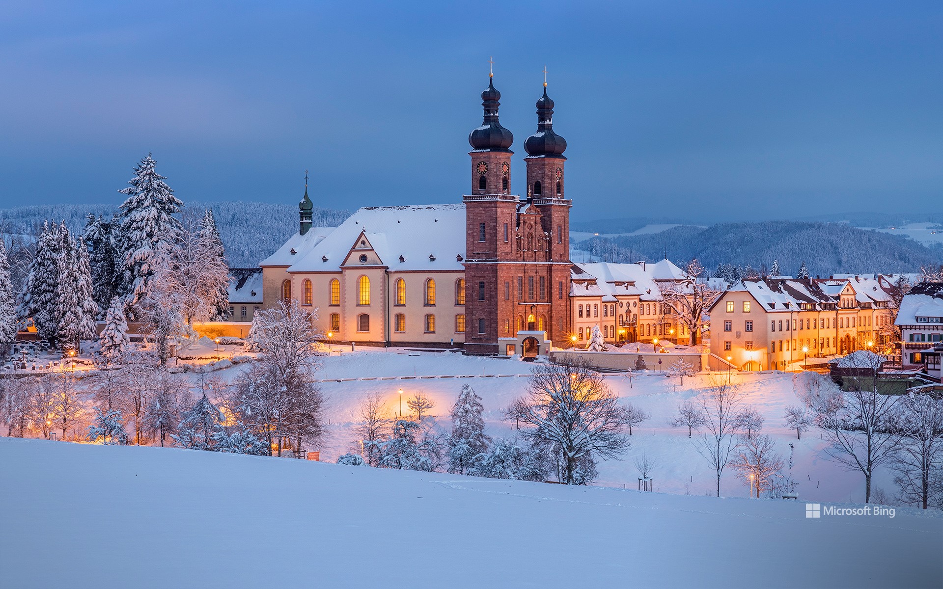 Monastery church of St. Peter in the Black Forest, southern Black Forest, Baden-Württemberg