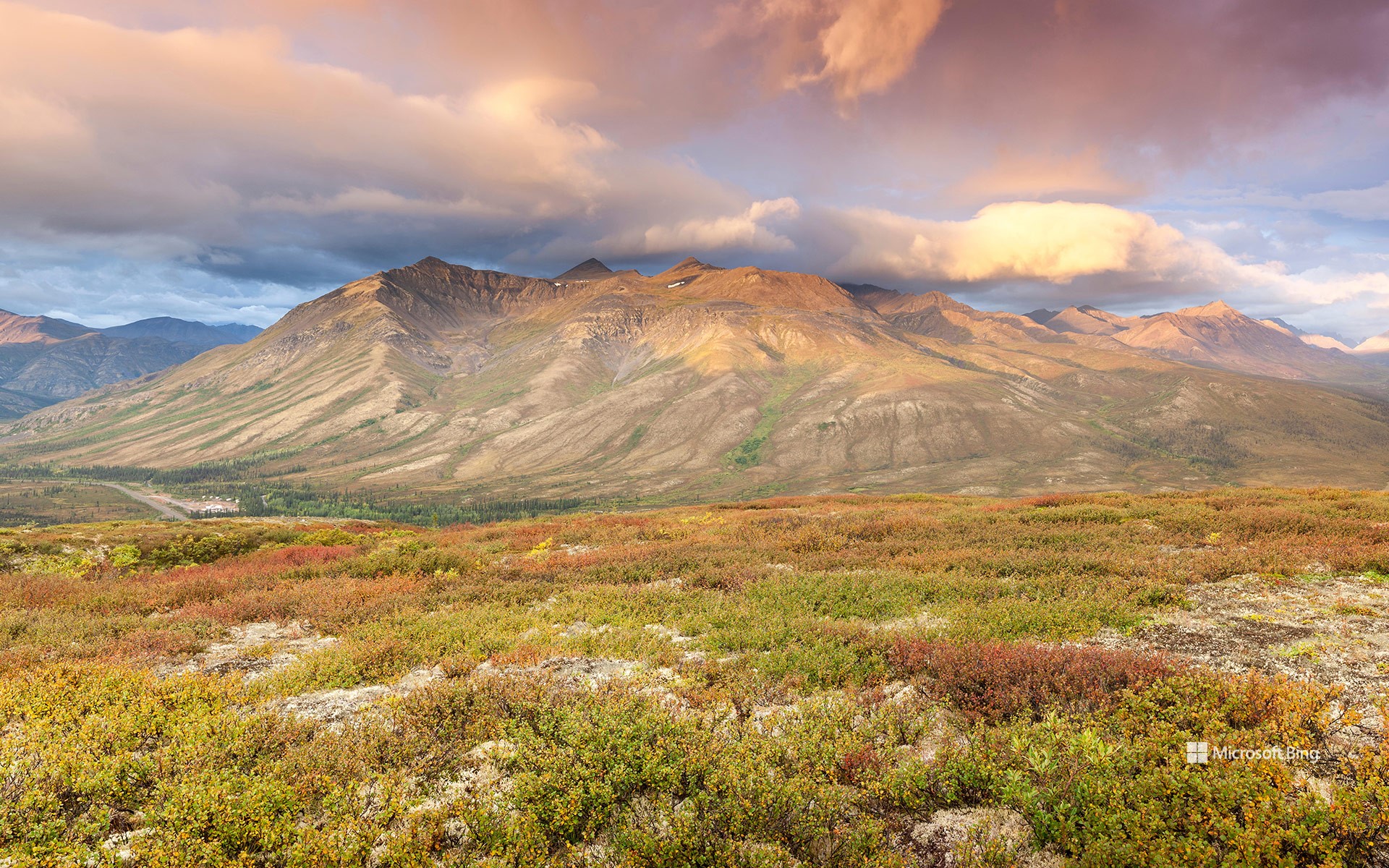 The Goldensides trailhead in Tombstone Territorial Park, Yukon