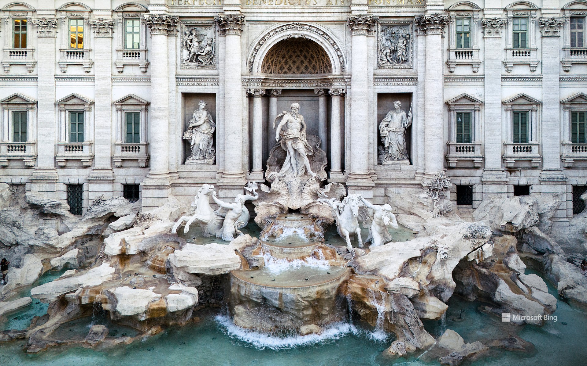 The Trevi Fountain in Rome, Italy