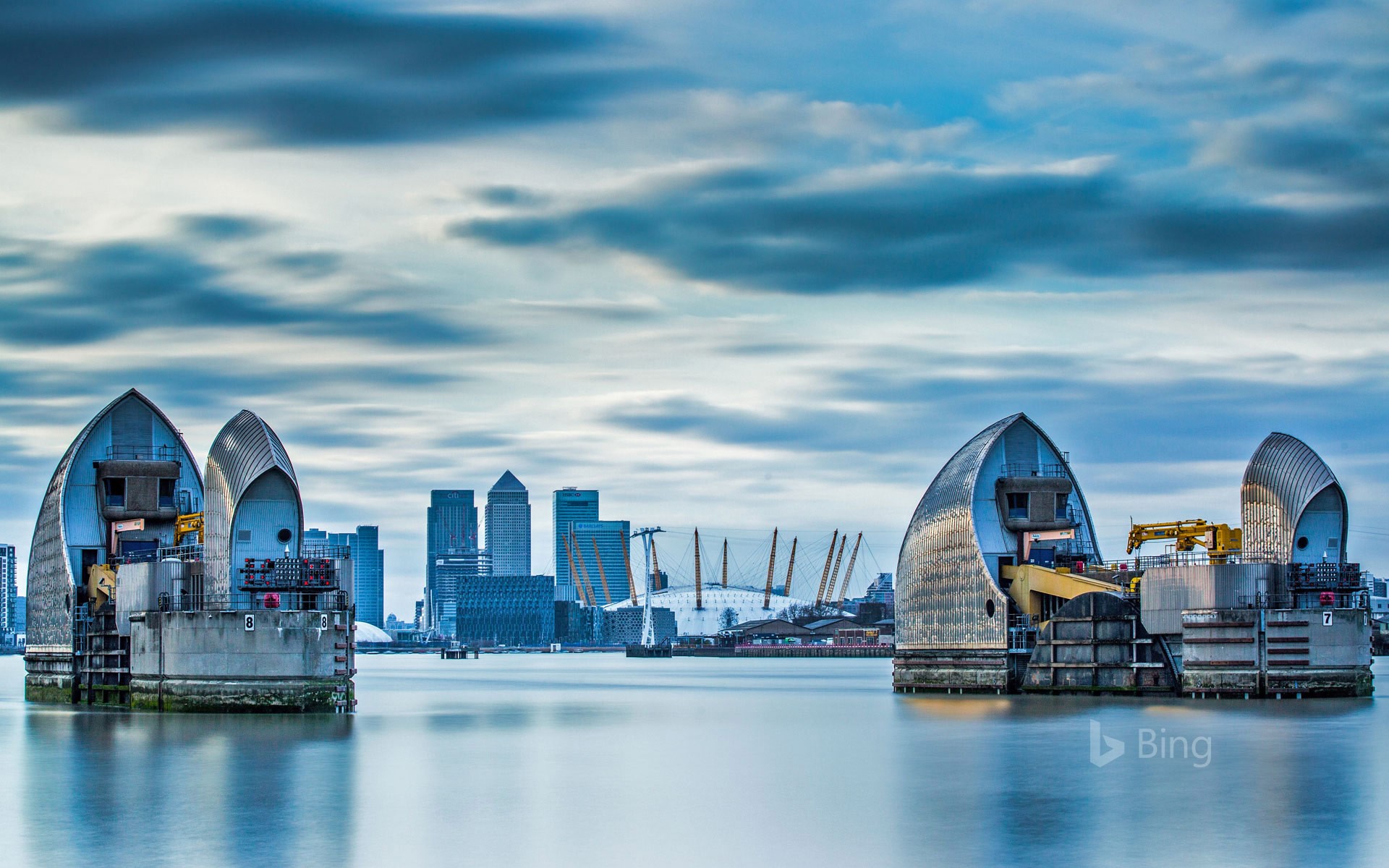 The Thames Barrier in London