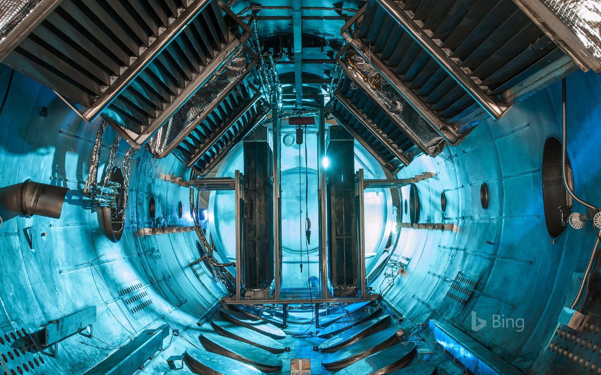 A vacuum chamber at NASA Glenn Research Center in Cleveland, Ohio