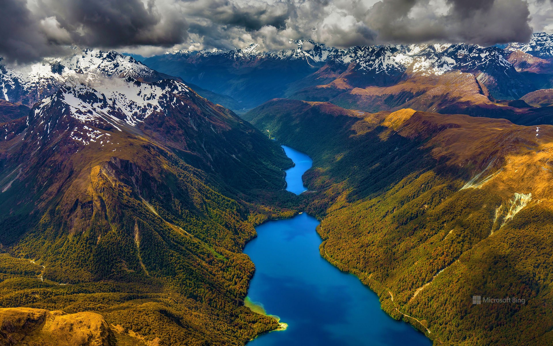 Fiordland National Park in South Island, New Zealand