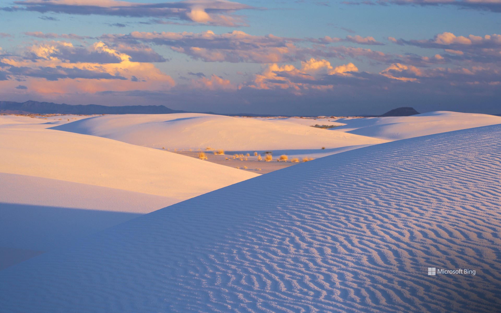 Sunset at White Sands National Park, New Mexico